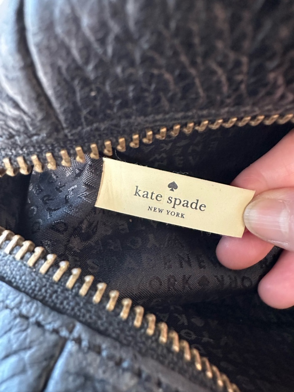 Kate Spade New York Henderson Street Sawyer Satchel Bag In Black/ Pumice Color - Picture 12 of 15